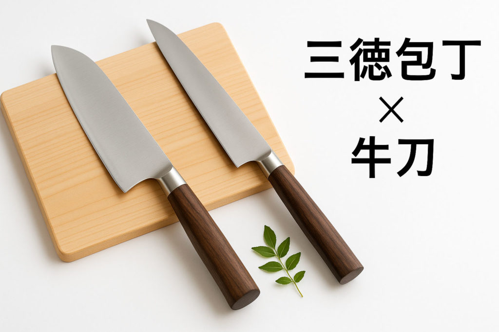 三得包丁と牛刀