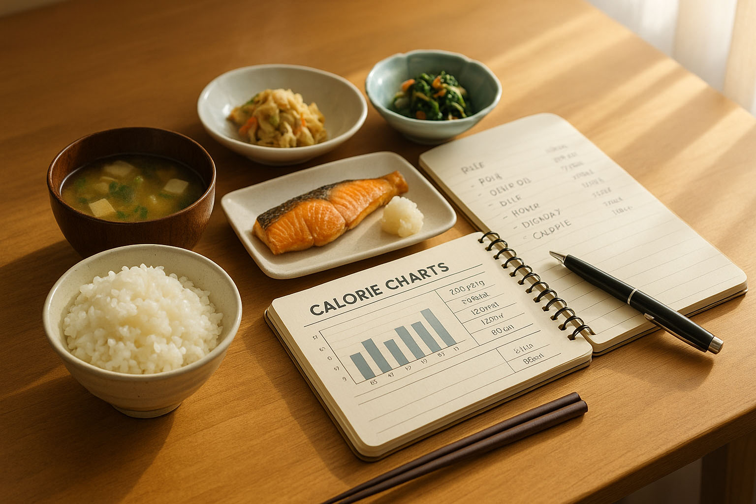 カロリー計算は家庭料理でも簡単に：目安表＆無料シート付きタイトルイメージ