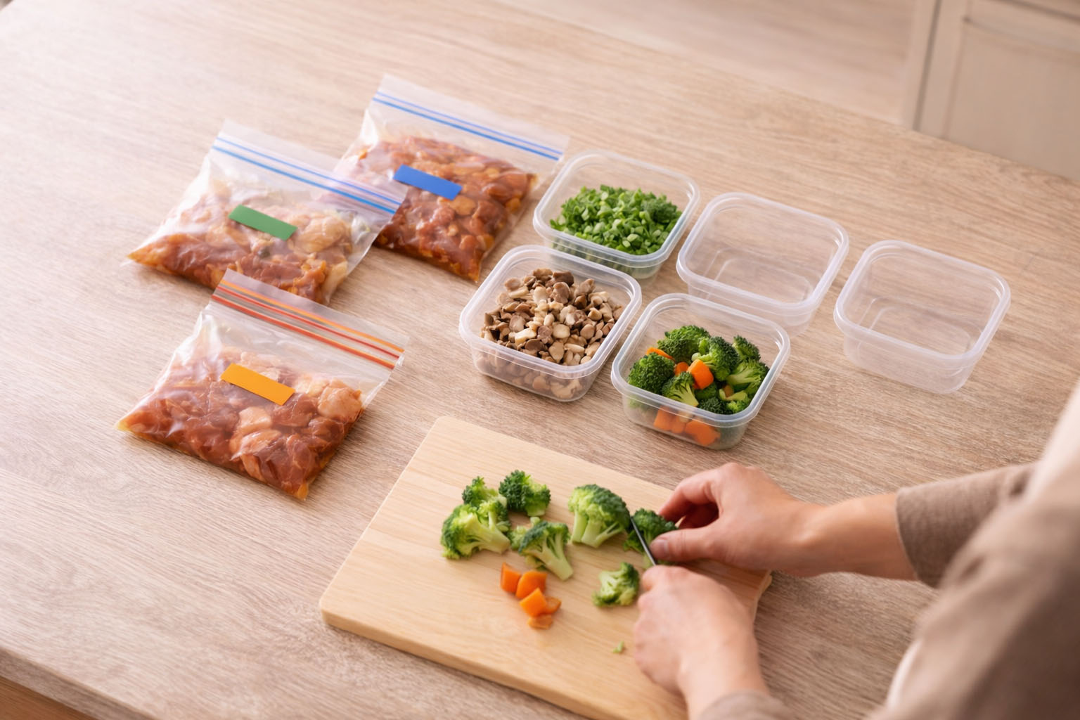 作り置きが続かない人へ｜“週1仕込み”を最小化するコツタイトルイメージ