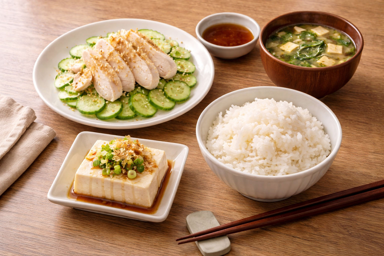 料理に疲れた日のごはん術｜火を使わない主菜・副菜アイデアタイトルイメージ