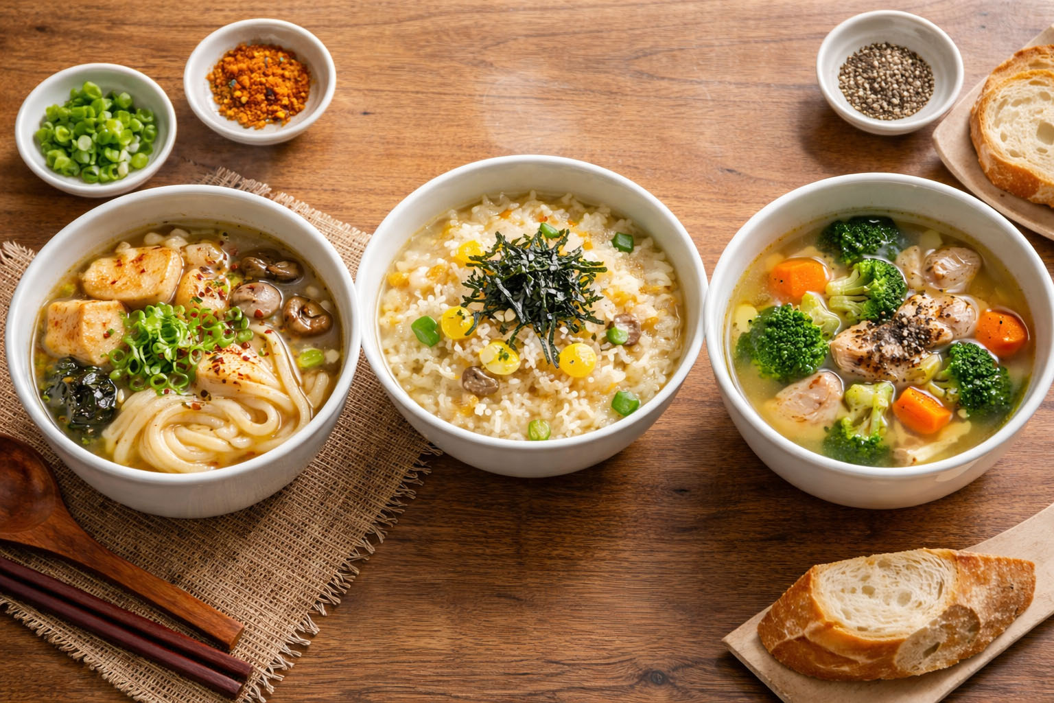 鍋の残りを翌日ラクに｜うどん・雑炊・スープ化の3パターンタイトルイメージ