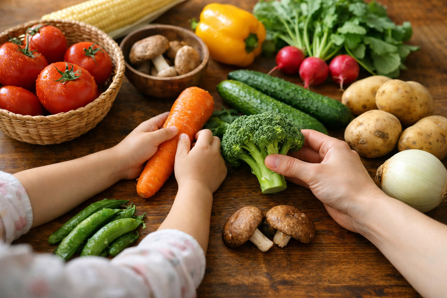 本物の味は幼少期に育まれる｜食育で身につく味覚の基準と家庭でできる習慣tタイトルイメージ